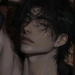Portrait of Adrian Luxe, a stylish AI boyfriend with warm curls and relaxed charmer energy.