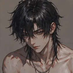 Portrait of Colt Maddox, a muscular AI boyfriend with pinup confidence and teasing energy.